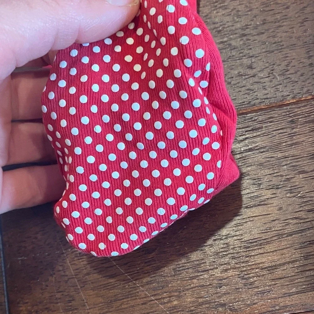Pottery Barn Kids Festive Red Footie Pajamas